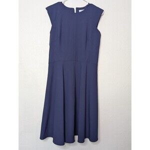 MM.LAFLEUR Sleeveless Lightweight Wool Dress "Toi" Size‎ 0 Navy Career